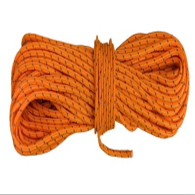 B2BPlusC Ultra Light Dyneema Reflective Orange Rope 1/16 Inch Diameter | 440lbs Breaking Strain | Tent Guy Guide Rope | Suitable for Sailing, Dinghy, Yachting, Cruising, Racing - 120 Feet