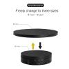 fotoconic 5.9in-8.66in Rotating Display Turntable with Remote Control Speed and Direction for Photography Crafts Jewelry Toy Collectible Display (Black) view 4