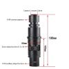 13X-91X Industrial Microscope Lens 0.4X Eyepiece 0.7X-5X Zoom Objective 25mm C-Mount Interface Electron Microscope Lens view 3