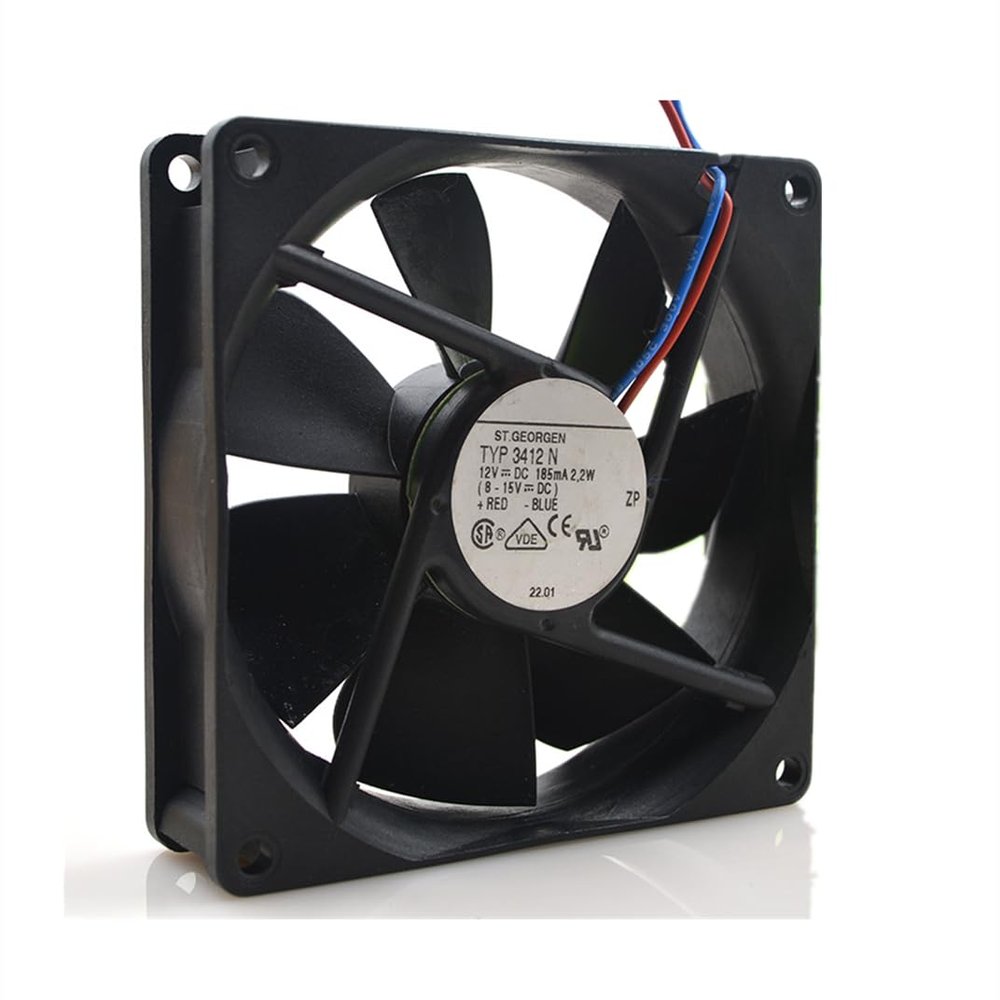 DC12V 2.2W 185mA 3412N 9225 92mm 2-Wire Inverter Cooling Fan