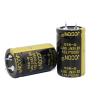 2pcs jccon 6800uf 50v Black Gold Audio Amplifier Filtering Horn Capacitor 25x40mm view 1