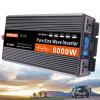 5000W6000W Pure sine Wave Inverter,Power Inverter 12V/24V/48V/60V DC to 220V AC with 2AC Socket,Suitable for Home,RV,Truck,Camping,6000W-60VTO220V view 1