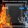 yaokvide Large Faraday Bags- 5 Pack Faraday Cages for Laptops & Tablets & Phones & Car Keys, Faraday Key Fob Protector, Fireproof & Waterproof Anti-theft Signal Blocking Pouch view 3