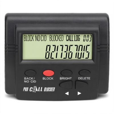 Call Blocker for Landline Phones, Home Phone Auto Call Block Caller ID Box with LCD Display, Stop All Unwanted Calls at a Touch of a , 2000 Groups Large Capacity Blacklist