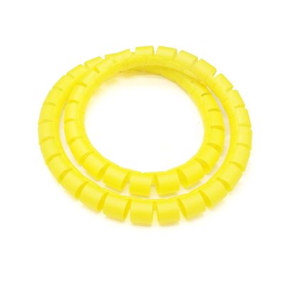 1/5/10M Line Organizer Pipe Spiral Wrap Winding Cable Wire Protector Cover TubeWithout Wire-Finder 8/10/15/20/25mm (Color : Yellow, Size : 10MM_5 Meters)