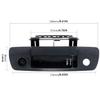 170 Degree Tailgate Handle Liftgate Latch Handle Camera Car Rear View Reverse Backup Pickup Parking Camera Waterproof Night Vision for 2009-2017 Dodge Ram 1500 2500 3500 view 2