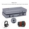DAGIJIRD HD KVM USB Extender 4K@30HZ Over RJ45 Ethernet Cat5e/6, Up to 120M Keyboard & Mouse Ethernet Network view 3