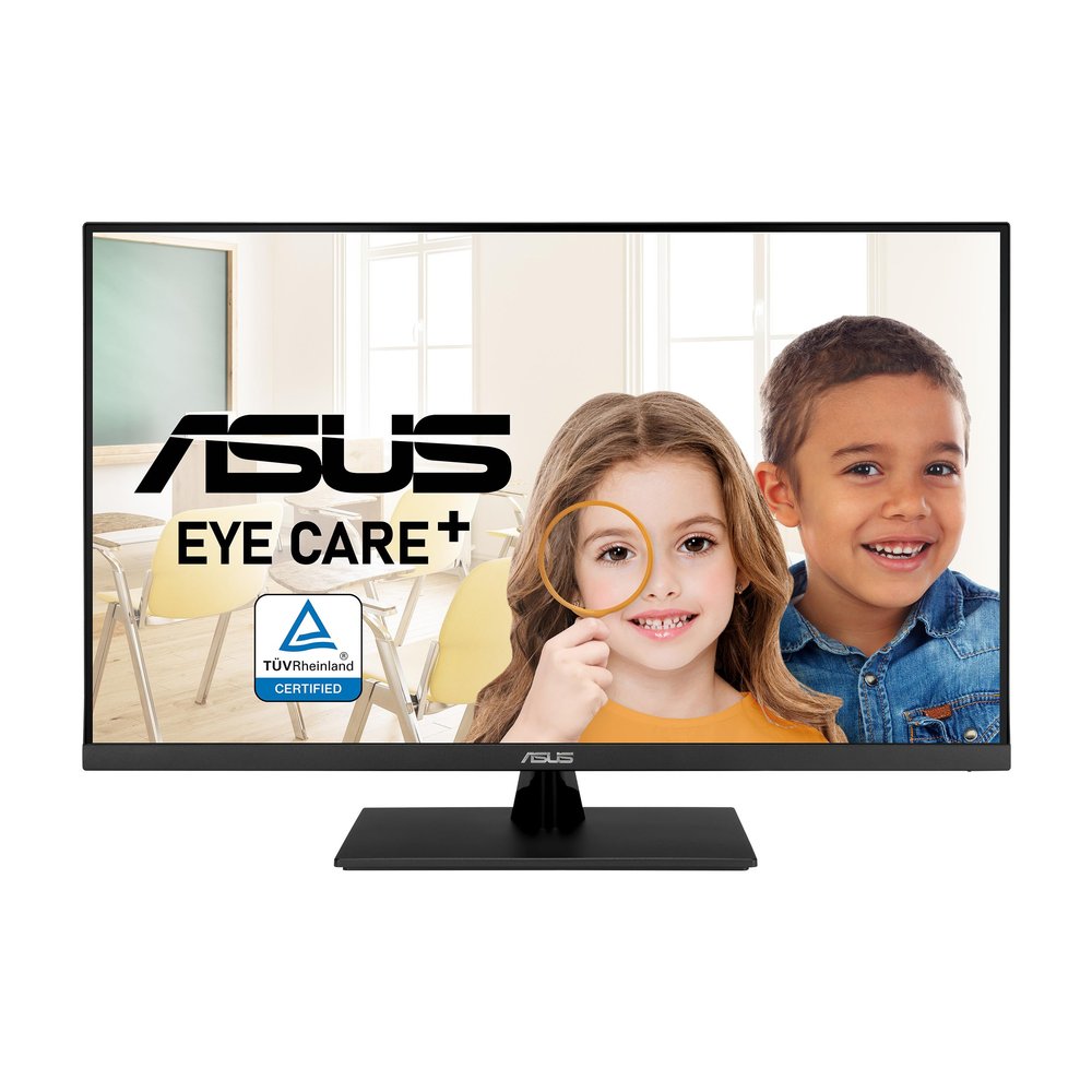 ASUS 31.5 4K HDR Eye Care Monitor (VP327Q)  UHD (3840 x 2160), 99% sRGB, HDR-10, Adaptive-Sync, Speakers, DisplayPort, HDMI, Flicker Free, Blue Light Filter, VESA Mountable,Black