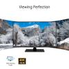 ASUS 31.5 4K HDR Eye Care Monitor (VP327Q)  UHD (3840 x 2160), 99% sRGB, HDR-10, Adaptive-Sync, Speakers, DisplayPort, HDMI, Flicker Free, Blue Light Filter, VESA Mountable,Black view 2