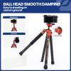 Fotopro Carbon Fiber Tripod 1.7lbs Ultralight 62 Inch Portable Compact Travel Tripod for Camera DSLR Load up to 22lbs X-Aircross 3 Lite Orange view 4