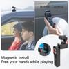 FeiyuTech [Official Pocket 3 KIT Detachable 3-Axis Gimbal Stabilized Action Camera,12MP,130 FOV,1/2.3" CMOS,4K 60 Video,Magnetic,AI Tracking,for Sport/Motorcycle,Cordless (Remote Handle+Camera) view 2