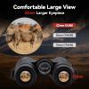 Binoculars for Adults High Powered: 12x42 HD Zoom Binocular for Bird Watching Hunting - Powerful Lightweight Waterproof Binoculars with Phone Adapter for Travel Cruise Ship Stargazing Hiking view 3