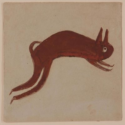 Bill Traylor : Rabbit : Archival Quality Art Print