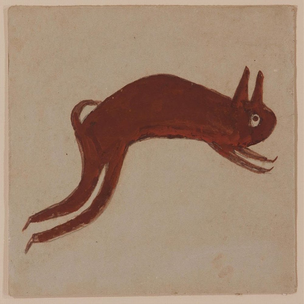 Bill Traylor : Rabbit : Archival Quality Art Print