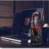 Headphone Holder Headset Stand Headphone Stand Aluminum Alloy Headphone Stand Head-mounted Universal Simple Tabletop Earphone Stand Gaming Headset Base Earphone Rack Headset Holder ( Color : Black Red view 4
