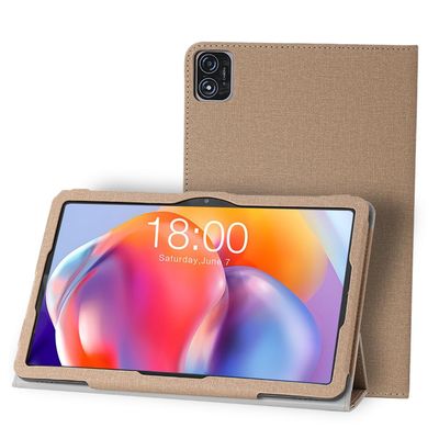 AKNICI Case for TECLAST T40S Tablet 10.4 Inch, Premium PU Leather Slim Folio Folding Stand Protective Tablet Case Cover for TECLAST T40S with Auto Wake/Sleep, Gold