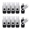 Aiibe 64GB Flash Drive 50 Pack USB Flash Drive 64GB USB Drive Bulk Thumb Drives USB 2.0 Memory Stick Zip Drive Multipack, Black view 1
