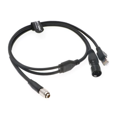 Alvins Cables Hirose 8-Pin Male to RJ45 & XLR 4-Pin Male Cat6 High Flex Cable for Sony RCP