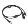 Alvins Cables Hirose 8-Pin Male to RJ45 & XLR 4-Pin Male Cat6 High Flex Cable for Sony RCP view 1
