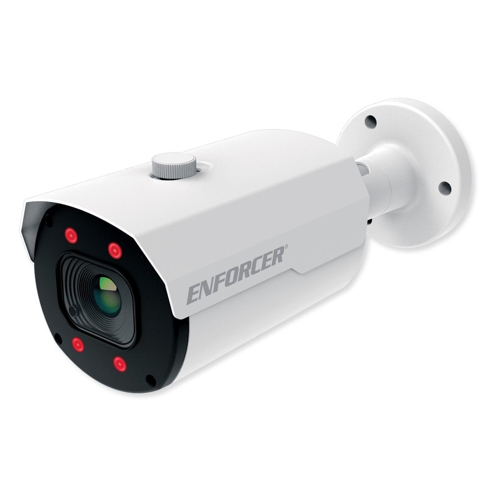 Seco-Larm EV-N1506-NW4WQ Enforcer 5MP IP Bullet Camera, 2.8 to 12mm Motorized Lens, White