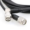SZRMCC GPS Antenna Cable TNC to TNC Right Angle Male Connectors Extension Cable RG223 50 ohm Coaxial Low Loss Shielded Cable Black (2m) view 3
