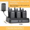 TIDRADIO TD-M8s 2 Way Radio Walkie Talkies Rechargeable VOX License-Free Two Way Radio with Earpiece and Multi-Charging Station Walkie Talkies for Adults School Church Restaurant Business(10 Pack) view 2