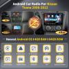 HiFi Android 15 Car Stereo for Nissan Altima 2008-2012 Manual A/C, [2+64G] Hikity 9 Touchscreen Car Radio Wireless CarPlay Android Auto Mirror Link Bluetooth/GPS/5G WiFi EQ/FM Radio Backup Cam Mic view 2