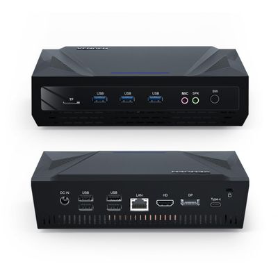 Core i9-11900H Mini PC Desktop Computer with fan, Windows 11 Pro, 64GB DDR4 RAM 1TB SSD, HD-MI, DP, 4K Output, Type-C, USB3.0, Gigabit Ethernet, Dual Band Wifi, BT4.2, Auto Power On, PXE, Small Case.