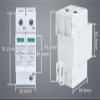 JMORCO Circuit Breaker DC Surge Protector SPD photovoltaic Surge Lightning Protection Switch PV2P40KADC1000V view 2