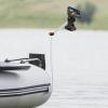 BANLICALI Transducer Bracket, Portable 360 Rotation Transducer Bracket with Fishfinder Mount,Kayak Transducer Mounting Arm Mount for Boat, Ramps, Rails Adjustable Large Clamp Max.Opening:0-3.15in view 4