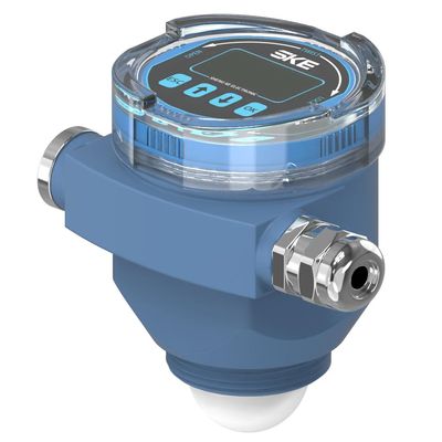 SinoSK Radar Liquid Level Sensor, Standard Liquid Level Measurement Transmitter LCD Display, 4-20mA Output, G1.5 Thread