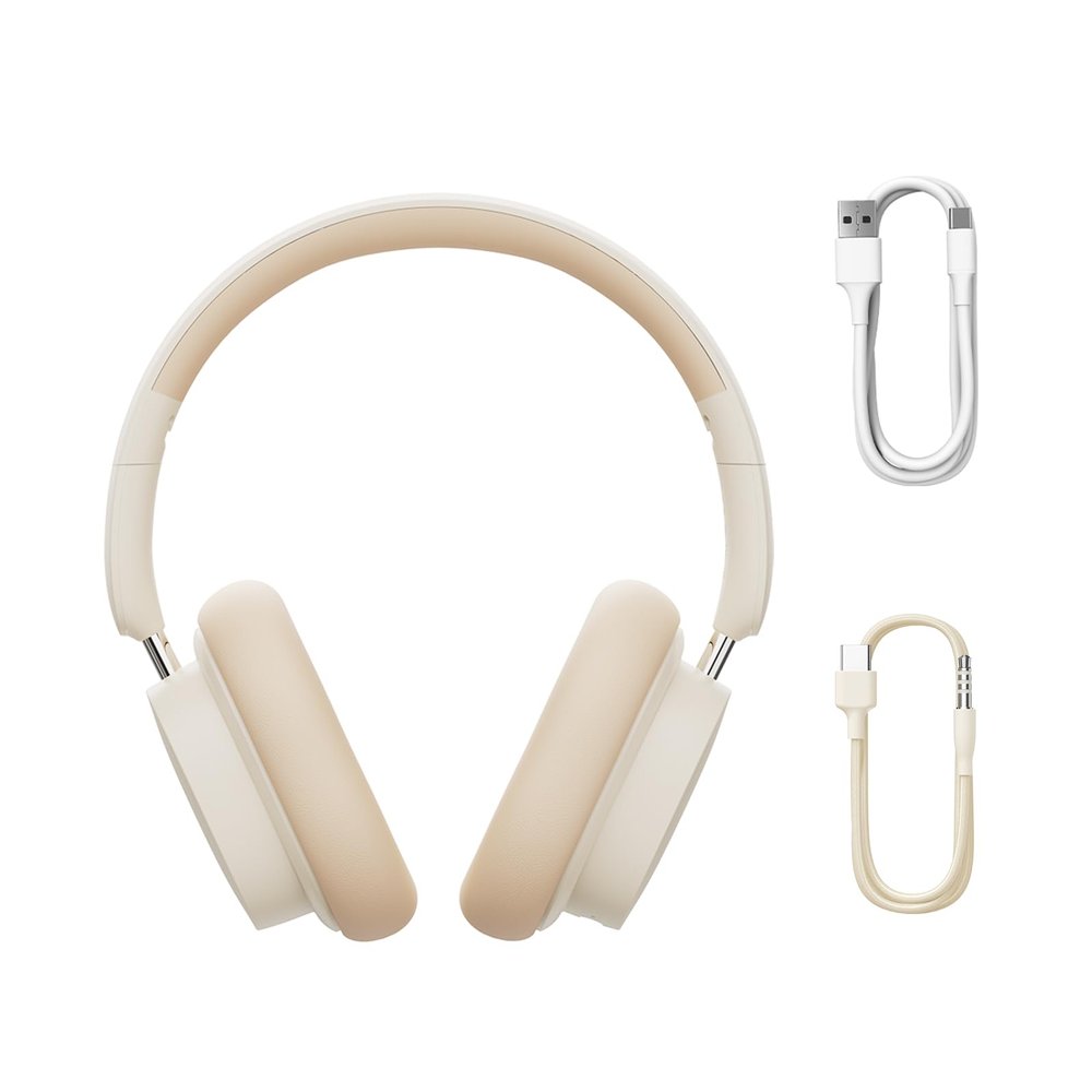 Baseus Suchawki bezprzewodowe Bowie D05 (Creamy-White)
