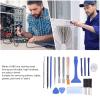 22pcs Abs Repair Kit Kit Stainless Steel Phone Screen Cleaning Opening Disassembly Tool Repair Kit view 2