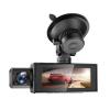 3 Channel Car DVR HD 1080P 2-Len Inside Vehicle Dash Cam Three Way Camera DVRs Recorder Video Registrator Mini Dashcam Camcorder view 1