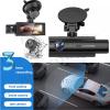 3 Channel Car DVR HD 1080P 2-Len Inside Vehicle Dash Cam Three Way Camera DVRs Recorder Video Registrator Mini Dashcam Camcorder view 2
