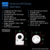 YoLink Uno 2.4G WiF Wireless Home Security Camera Indoor, for Baby and Pet Monitor, 1080p Dog Camera with Phone App, Night Vision B/W, 2-Way Audio, 64G SD Card Included, 360 view 2