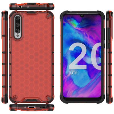 Case for Honor 20 lite Cover,Case for Honor 20 lite Case 2-in-1 Phone Case Cover Red