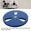 1/4 7 Inch Empty Tape Reel, Open Reel Audio Aluminum Alloy Takeup Reel for TEAC, Universal Open Reel Sound Tape Empty Reel for Tape Recorder (Blue) view 3