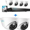REOLINK 12MP IP Security Camera System RLK8-1200D4-A Bundle, 6pcs 12MP Security Cameras H.265 Wired, Two-Way Talk, Color Night Vision, Person Vehicle Pet Detection, 2TB HDD 8CH NVR view 1