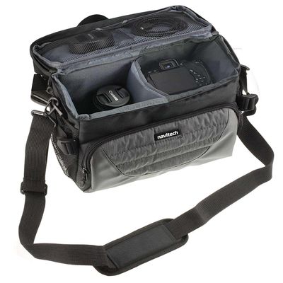 Navitech Grey Shoulder Camcorder Bag Compatible With Ahlirmoy Video Camera Camcorder