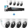 REOLINK 12MP Business Security Camera System RLK8-1200D4-A Bundle, 8pcs 12MP IP Camera Wired H.265, Two-Way Talk, Color Night Vision, Person Vehicle Pet Detection, 2TB HDD 8CH NVR view 1