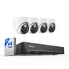 REOLINK 12MP Business Security Camera System RLK8-1200D4-A Bundle, 8pcs 12MP IP Camera Wired H.265, Two-Way Talk, Color Night Vision, Person Vehicle Pet Detection, 2TB HDD 8CH NVR view 2