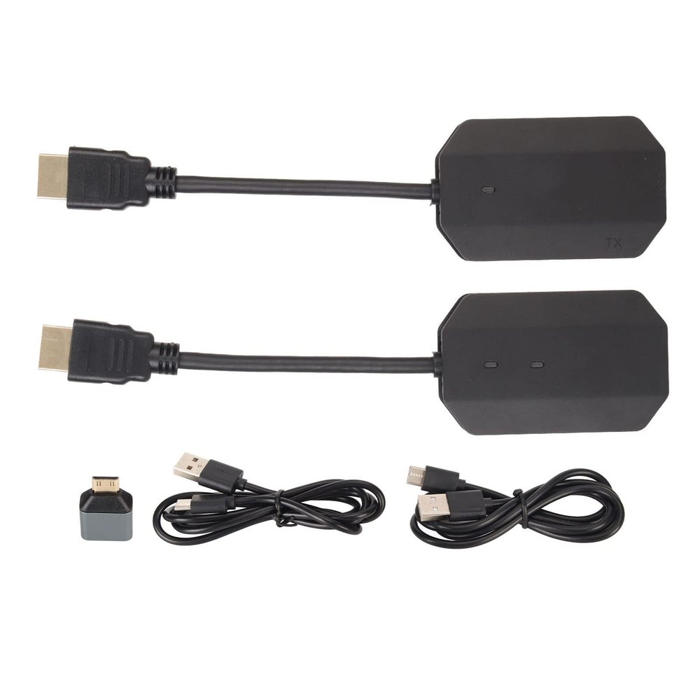 HDMI Transmitter and Receiver, Computer Phone 5G USB 4K HD System, Multi to One Screen Cast, for Meetings, Presentations, Sharing Sessions, etc.