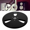 1/4 7 Inch Empty Tape Reel, Open Reel Audio Aluminum Alloy Takeup Reel for TEAC, Universal Open Reel Sound Tape Empty Reel for Tape Recorder (Black) view 4