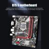 Gaming Motherboard, B75 S Mining Mainboard with Gigabit NIC, PCIEX16 ATX Computer Motherboard with DDR3 Memory Slots, USB3.0, VGA, DVI Interface view 2
