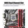 Gaming Motherboard, B75 S Mining Mainboard with Gigabit NIC, PCIEX16 ATX Computer Motherboard with DDR3 Memory Slots, USB3.0, VGA, DVI Interface view 3