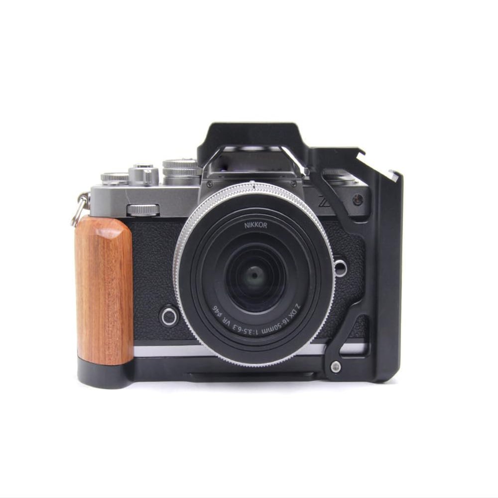 Handle Camera Cage Rig for ZFC Cameras Ergonomic & Secure Support, Quick Mounting, with 1/4 Inch & 3/8 Inch Threads