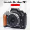 Handle Camera Cage Rig for ZFC Cameras Ergonomic & Secure Support, Quick Mounting, with 1/4 Inch & 3/8 Inch Threads view 2