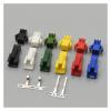 10-100Set Black White Blue Green Red SM Connector Plug Pitch 2.54MM Female Male Housing + Terminals SM-2P SM-2R JST SM2.54 2Pin (Color : Green, Size : 20SET_2P) view 2