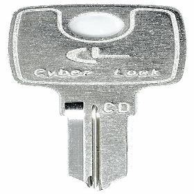 Cyber Lock CD Series Key Blanks: 5 Pack